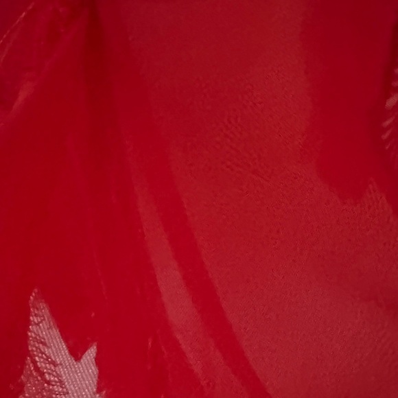 AVID LOVE | Elegant Red Lace Women’s Robe - Picture 8 of 11